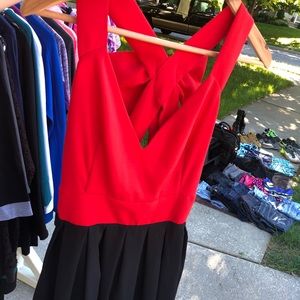 Athleta bathing suits and red dress